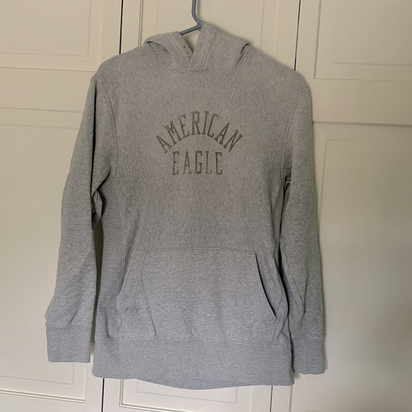 American Eagle Other - American Eagle XS Men's or Woman's Light Gray Hooded Sweatshirt